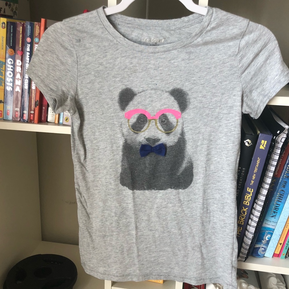 Grey Panda 🐼 Cute Tee